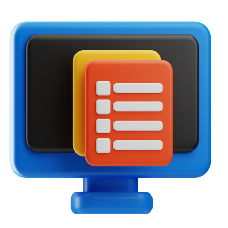 Brief 3D Icon