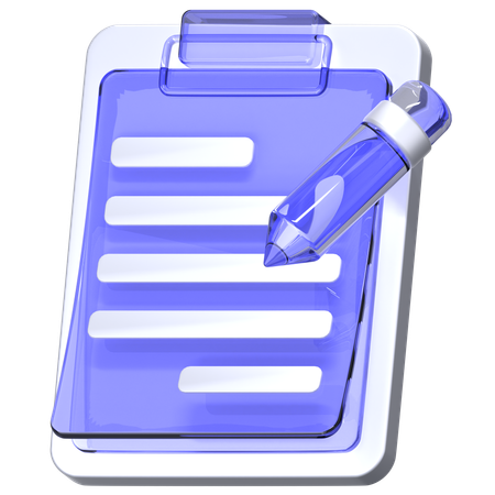 Brief  3D Icon