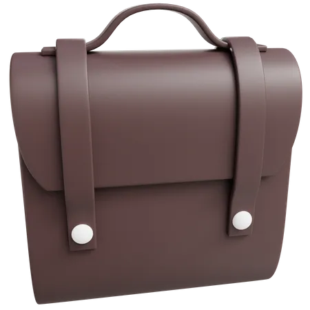 3 D Briefcase With Isolated Background 3D Icon