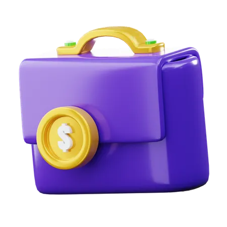 Briefcase Finance 3 D 3D Icon
