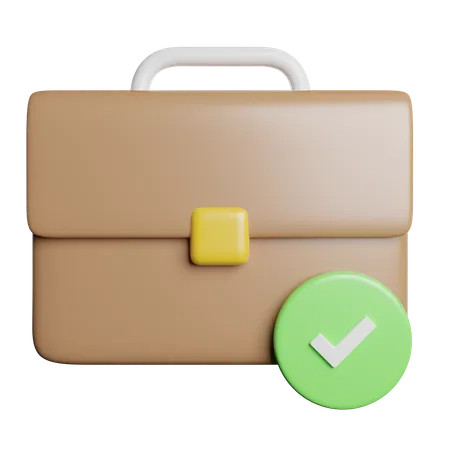 Briefcase Bag Suitcase 3D Icon