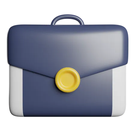 Briefcase Bag Business 3D Icon