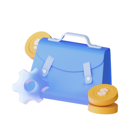 서류가방  3D Icon