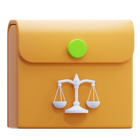 ブリーフケース  3D Icon