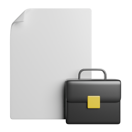 Briefcase  3D Icon