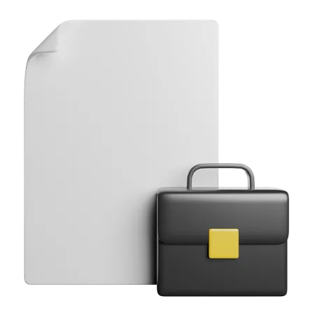 Briefcase  3D Icon