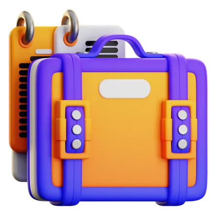 BRIEFCASE  3D Icon