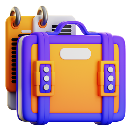 BRIEFCASE  3D Icon