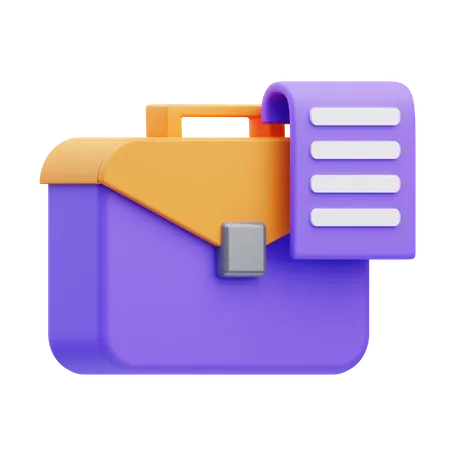 Briefcase  3D Icon