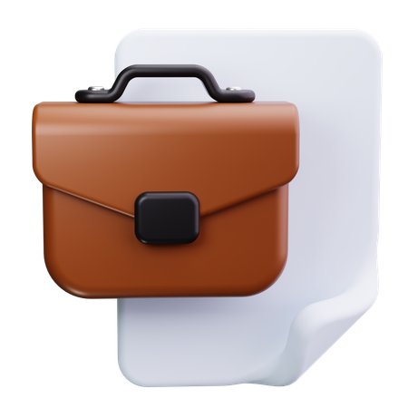 Briefcase  3D Icon