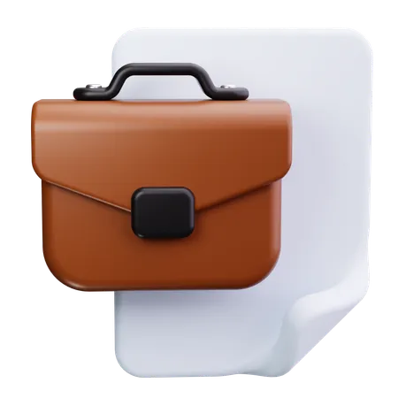 Briefcase  3D Icon