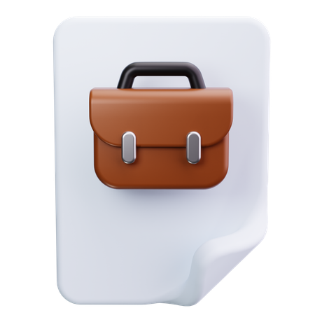 Briefcase  3D Icon