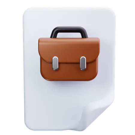 Briefcase  3D Icon