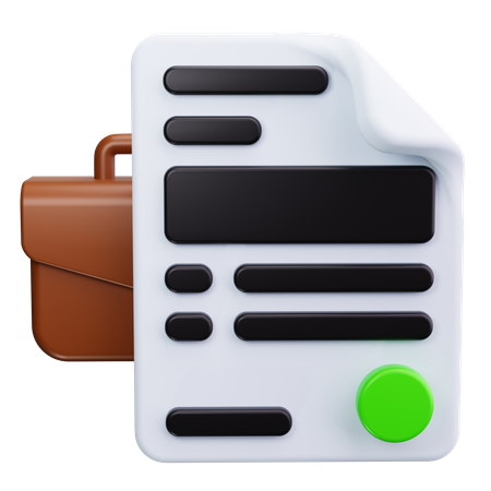 Briefcase  3D Icon