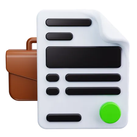 Briefcase  3D Icon