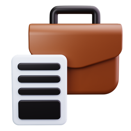 Briefcase  3D Icon