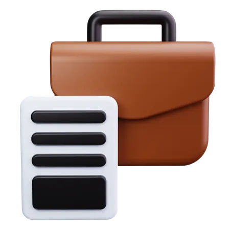 Briefcase  3D Icon