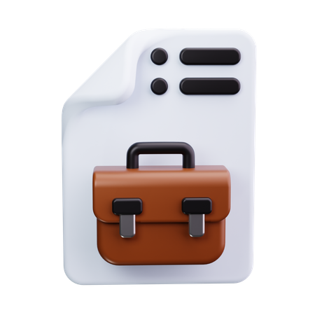 Briefcase  3D Icon