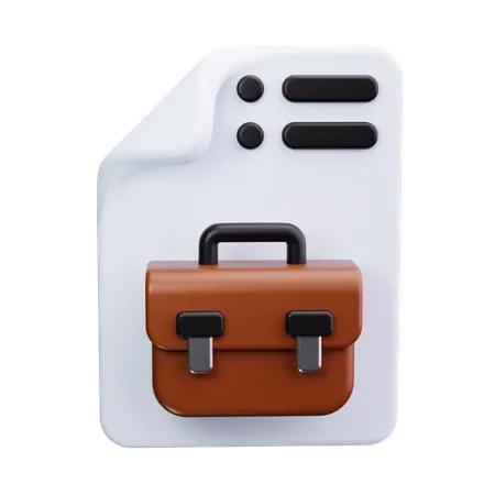 Briefcase  3D Icon