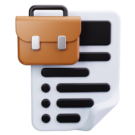 Briefcase  3D Icon