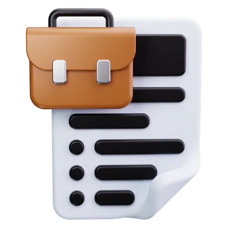 Briefcase  3D Icon