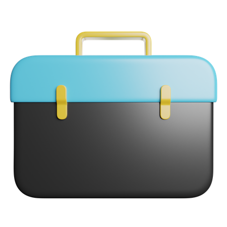 Briefcase 3D Icon
