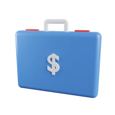 Briefcase  3D Illustration