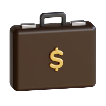 Briefcase  3D Illustration