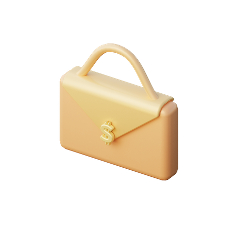 Briefcase  3D Illustration