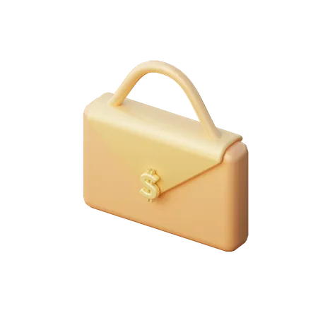 Briefcase  3D Illustration