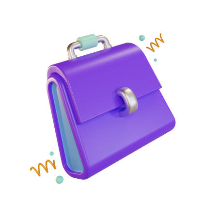 Briefcase  3D Illustration