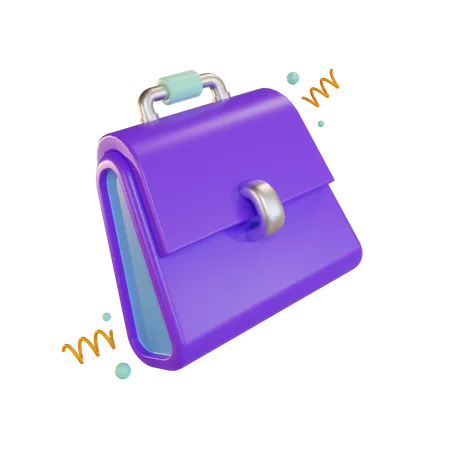 Briefcase  3D Illustration