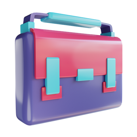 Briefcase  3D Illustration