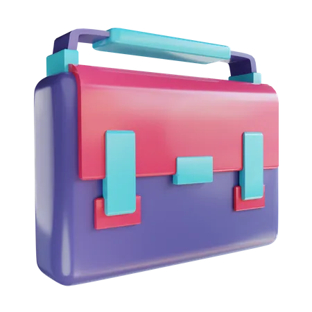 Briefcase  3D Illustration