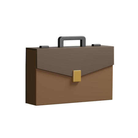 Briefcase 3D Illustration