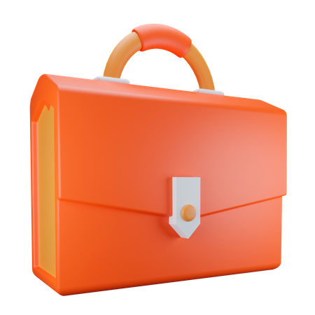 Briefcase 3D Illustration
