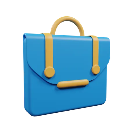 Briefcase Icon 3 D Render Isolated 3D Illustration