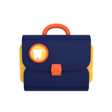 Briefcase Dental  3D Icon