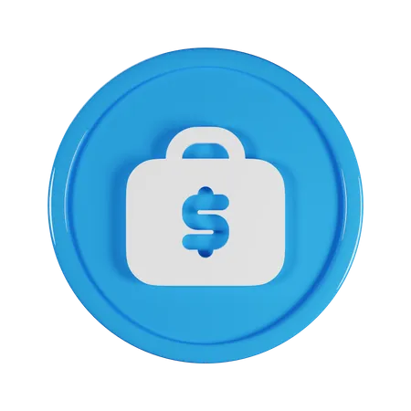 Briefcase Dollar  3D Icon