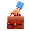 Briefcase Holding Hand Gestures
