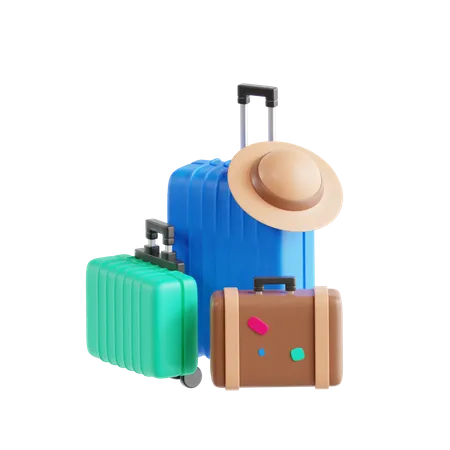 Briefcase Travel  3D Icon