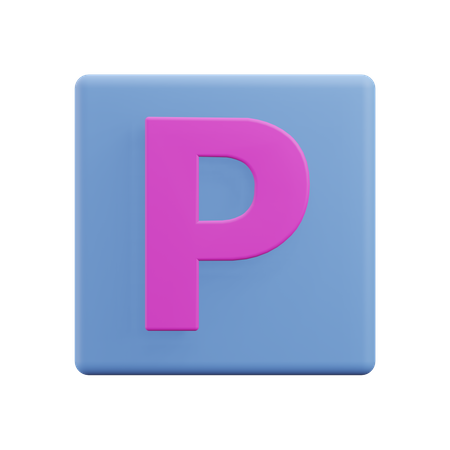 Buchstaben p  3D Icon