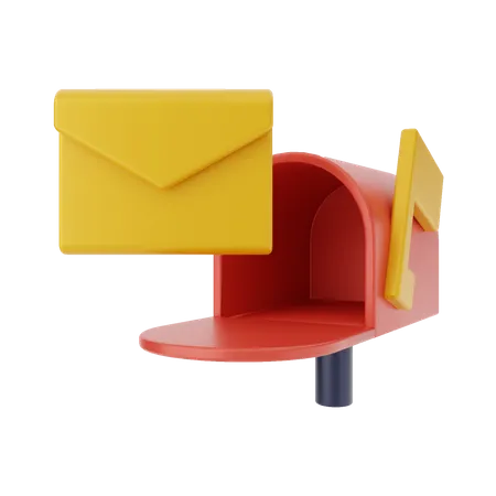 Briefkasten  3D Illustration