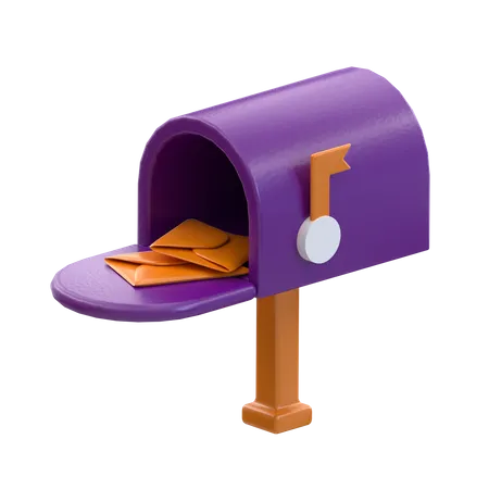 Briefkasten  3D Icon