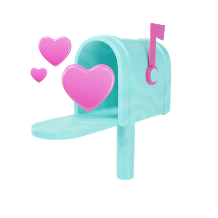 Briefkasten Liebe  3D Icon