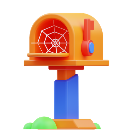 Briefkasten Spinnennetz  3D Icon