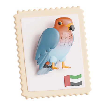 Briefmarke  3D Icon