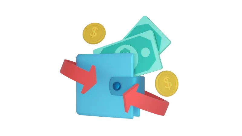 Wallet-Update  3D Icon