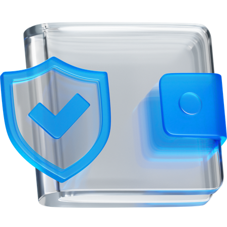 Wallet-Sicherheit  3D Icon