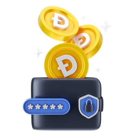 Wallet-Sicherheit  3D Icon